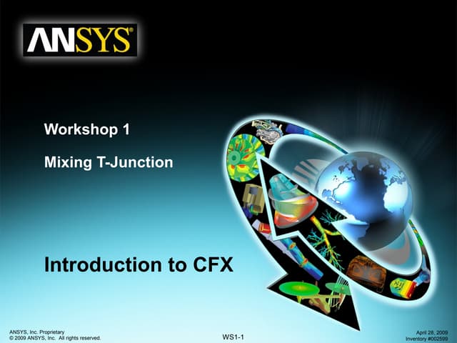 CFX:Mixing T-Junction