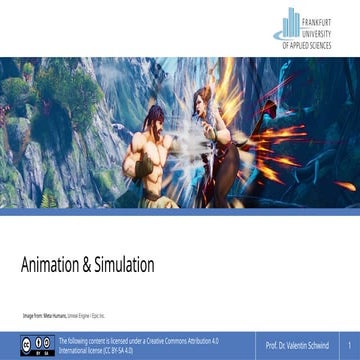 Comprehensive Overview of Animation and Simulation Techniques in ...