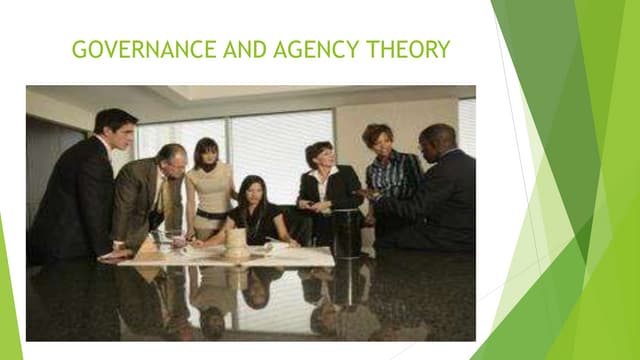 Corporate Governance and Agency Theory
