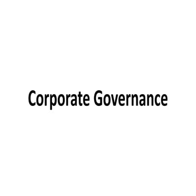 CORPORATE GOVERNANCE