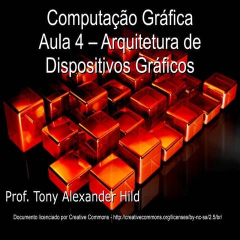 Computação Gráfica - Artquitetura de Dispositivos Gráficos