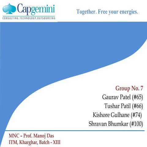 Capgemini - A MNC