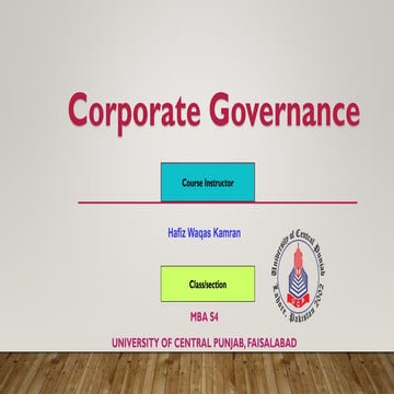 Corporate Governance