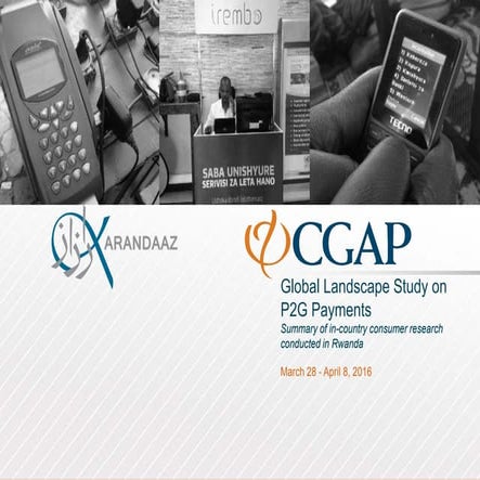 Global Landscape Study on P2G Payments: Summary of in-country consumer research conducted in Rwanda