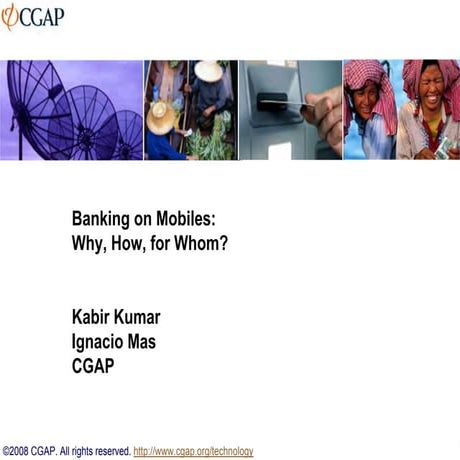 Cgap - banking on mobiles webinar - oct.01.2008