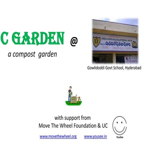 C garden at gowlidoddi govt school