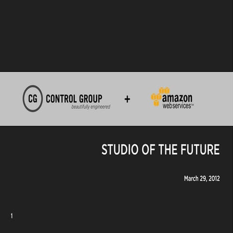 Studio of the Future: Production Workflow in AWS