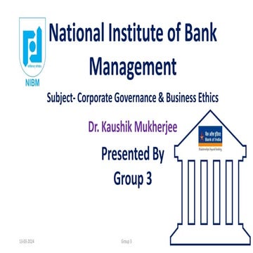 Corporate governance and business ethics | PPTX