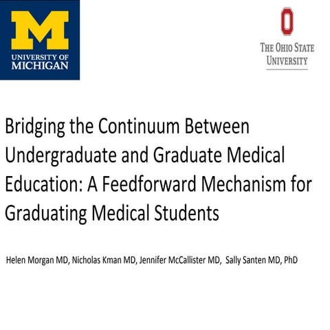 Bridging the Continuum Between UME and GME