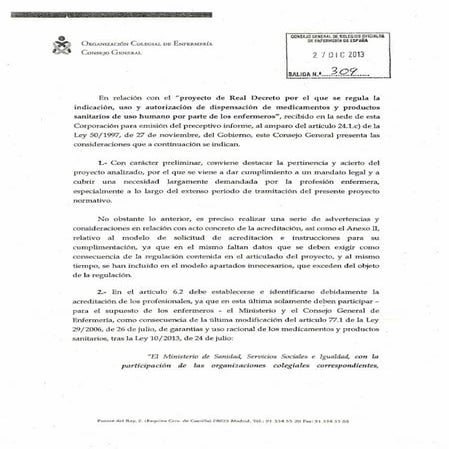 #prescripLeaks: Informe @CGEnfermeria