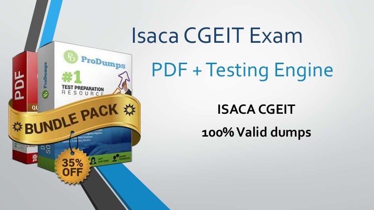 CGEIT Prüfungsübungen