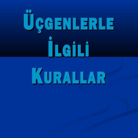 Üçgenler