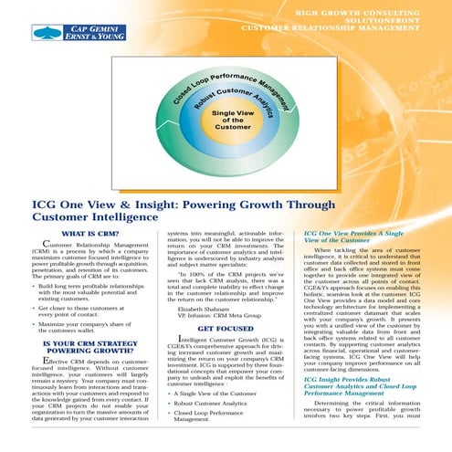 Intelligent Customer Growth