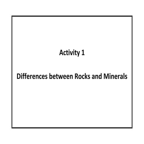 Digging Deeper at St. Joseph's College - Rock and mineral lab activity signs