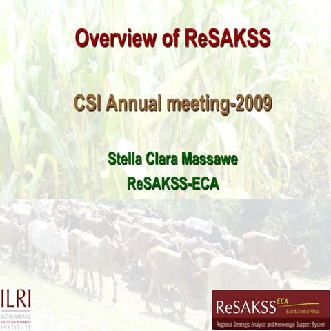 [Day 2] Center Presentation: ReSAKSS