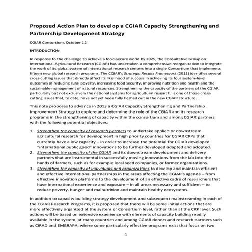 Cgiar capacity strengthening note oct12