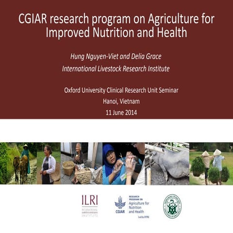CGIAR Research Program on Agriculture for Improved Nutrition and Health