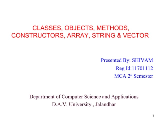JAVA CONCEPTS 