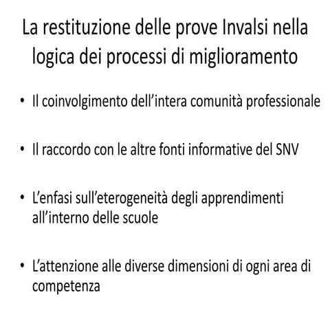 Decennale Prove INVALSI - Carlo Barone