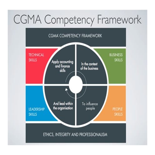 CGMA Competency Framework for CPAs and Finance / Accounting Professionals