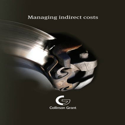 Managing indirect costs