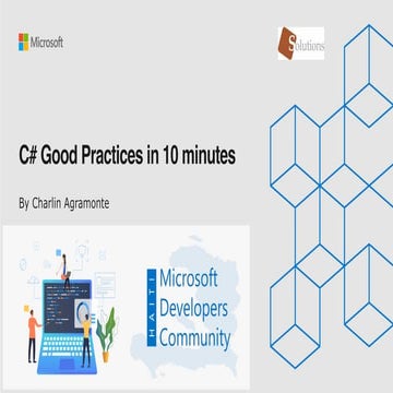 C#good practices in 10 minutes
