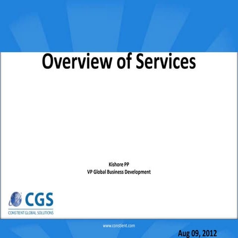CGS Capabilities Overview 