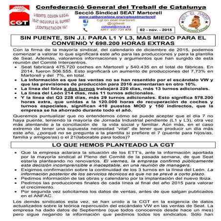 Hoja informativa CGT 151103