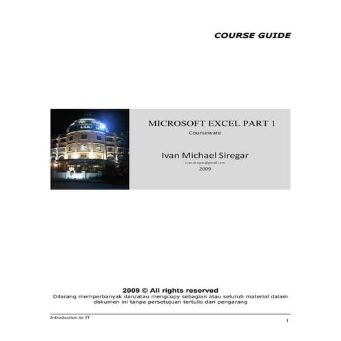 Tutorial kasir excel | PDF