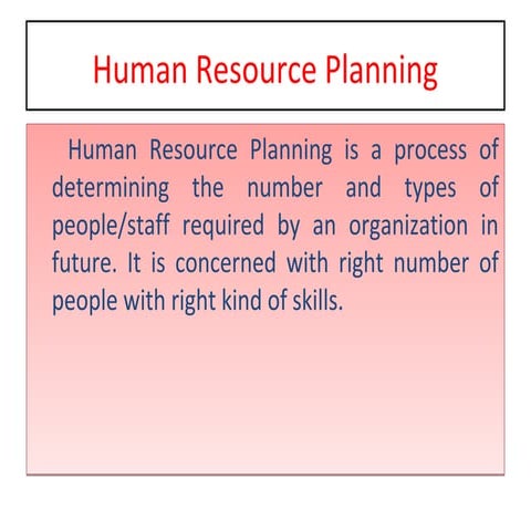 Ch 02 human resource planning
