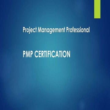 Project Management an Introduction