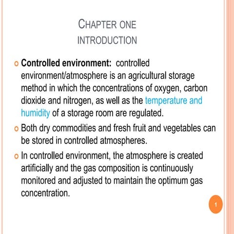 Controlled atmosphere and modified atmosphere storage | PPT