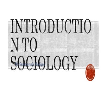 Introduction to Sociology by Shah Fahad 2319.pptx