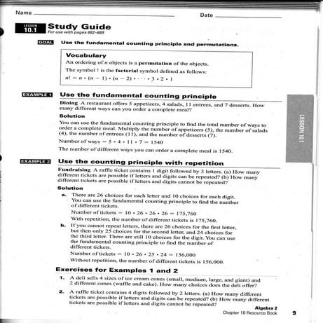 Intermediate Algebra: Ch. 10.1 10.3