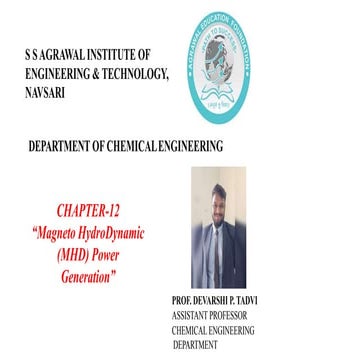 Ch 12 MHD power generation