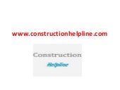 Construction Helpline - Book online...