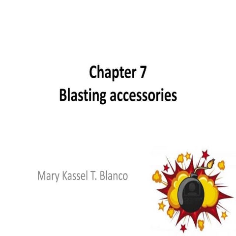 Blasting accessories (EM113)