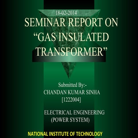 gas insulated transformer