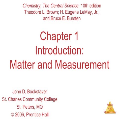 Ch. 1 matter & meas.