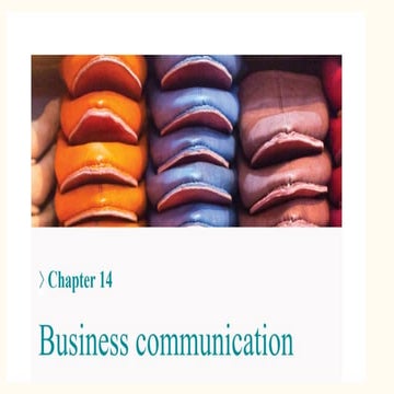 Chapter -14 Business Communication .pptx