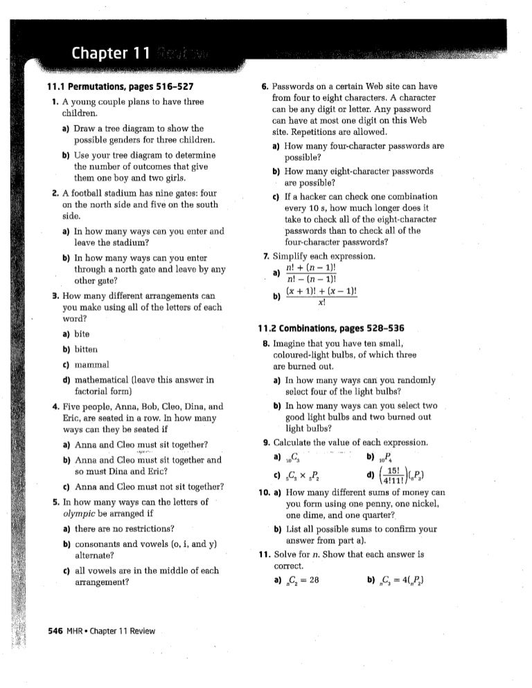 Practice and homework lesson 11.10 answer key image