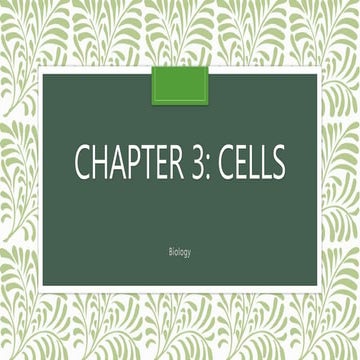 Ch.3.cells (part 1)
