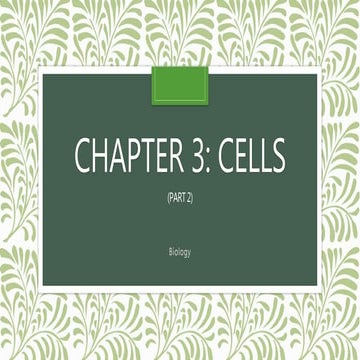 Ch.3.cells (part 2)