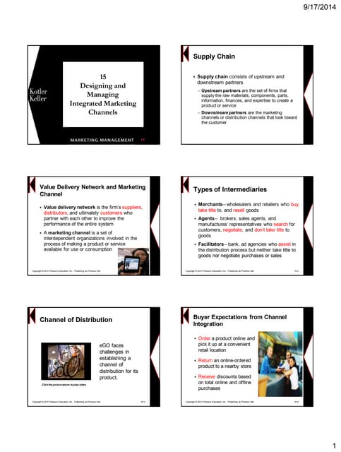 Ch 15 designing and managing integrated marketing channels14e