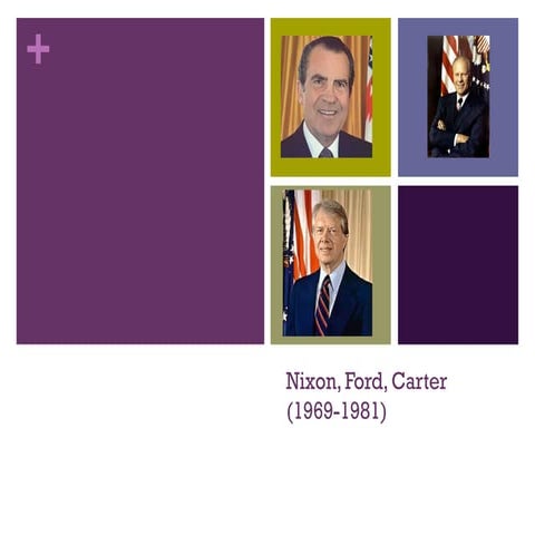 Nixon, Ford, & Carter (1969-1981)