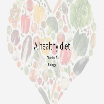 Ch.2.a healthy diet