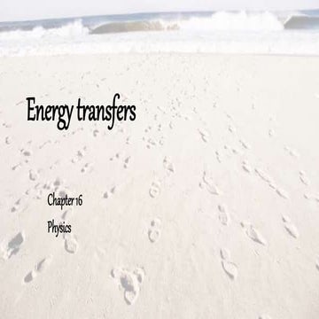 Ch.16.energy transfers