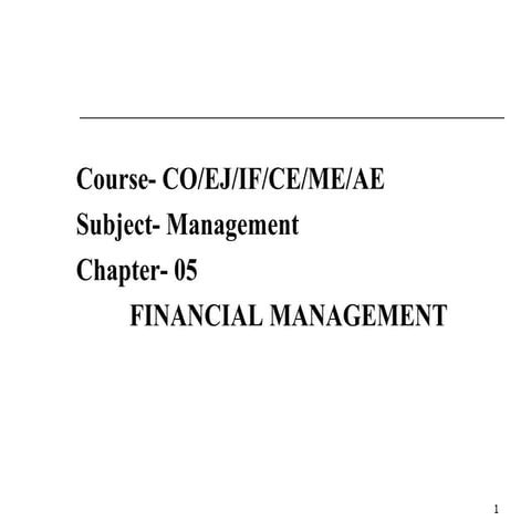 ENGG MGMT - Managing the Finance Function | PDF