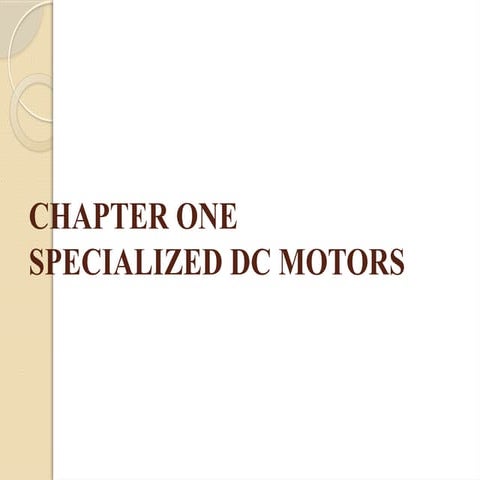 CH-1 specialized dc motors............pptx