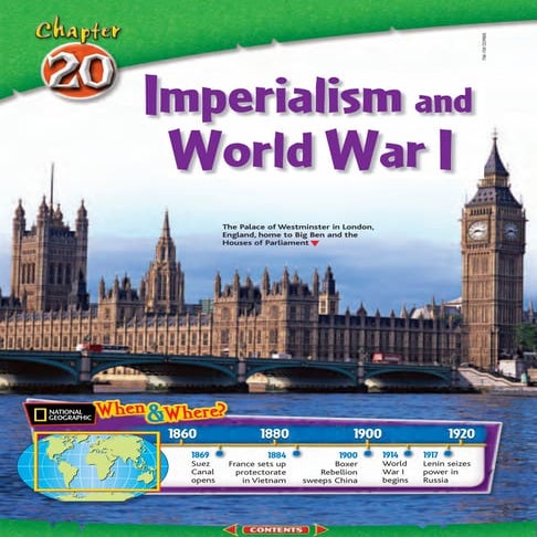 Ch. 20 Imperialism to World War I